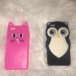 Cat and Owl iPhone 5 cases